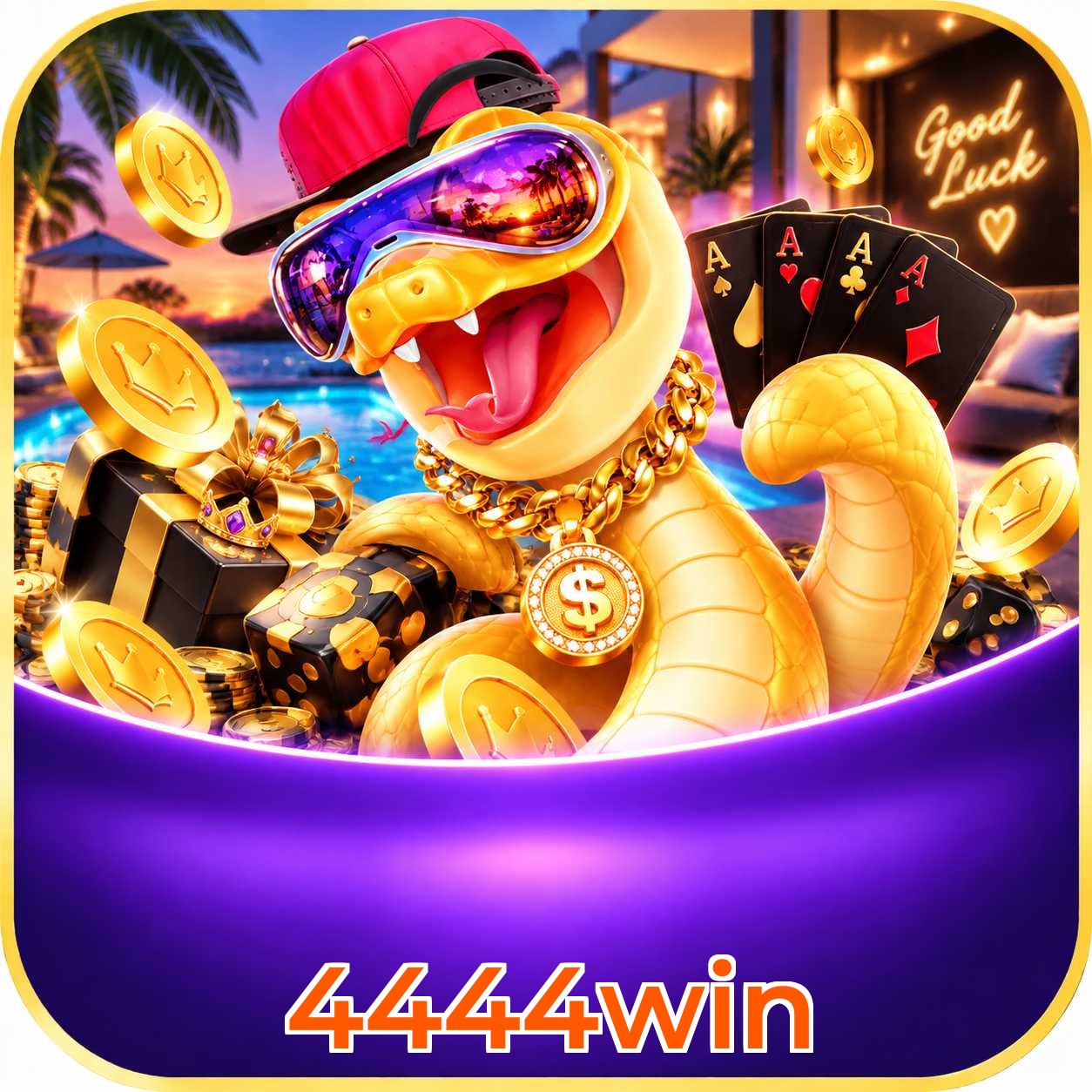 4444win Logo
