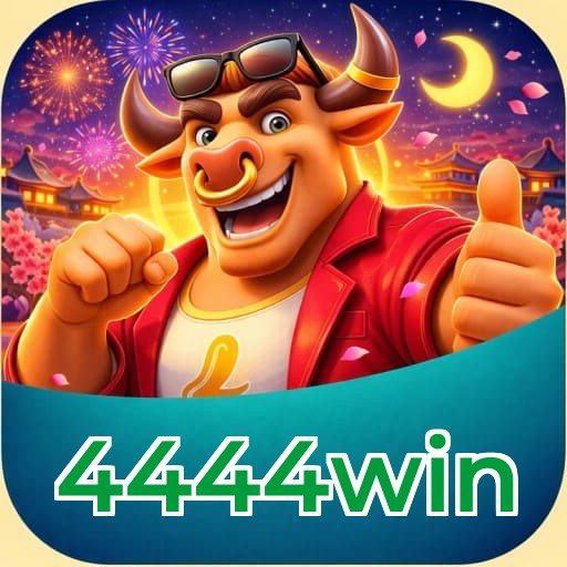 Interface do aplicativo 4444win mostrando jogos disponíveis no iOS e Android